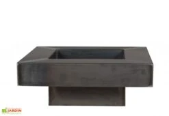 Braséro Pan 5 Acier Gris (plusieurs Dimensions) -Abriet Mobilier Soldes Boutique brasero pan 5 gris acier