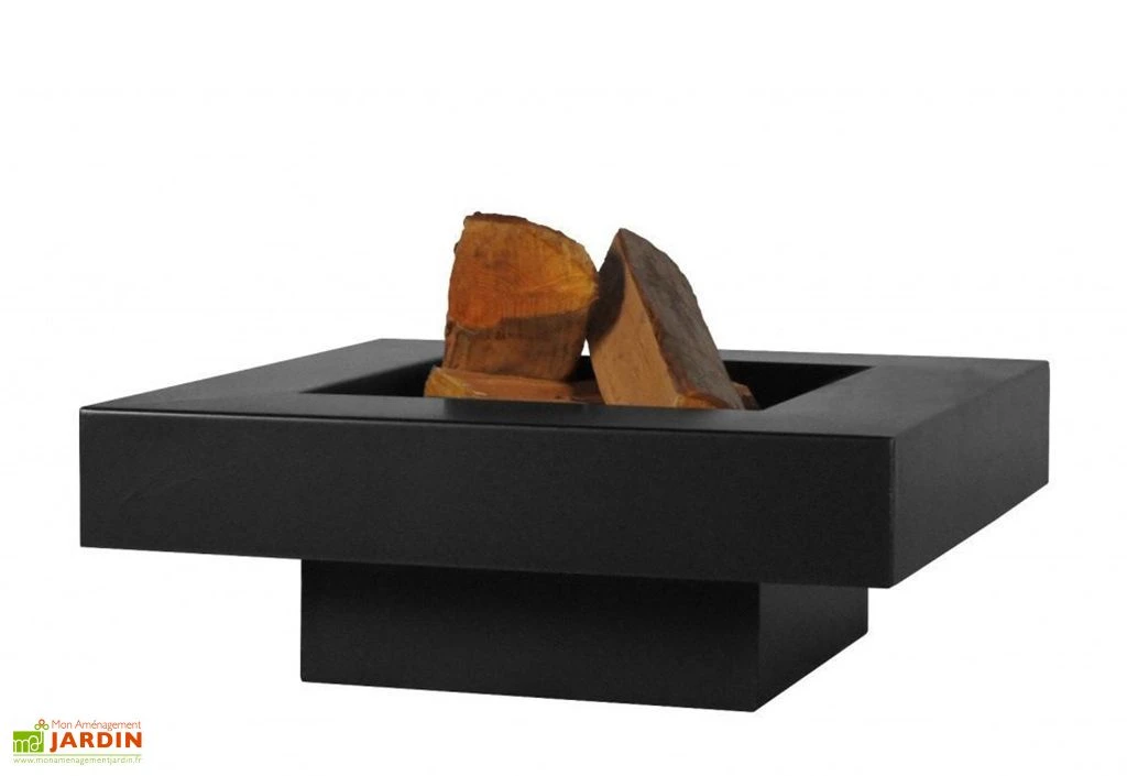 Braséro Pan 5 Acier Laqué Noir (plusieurs Dimensions) 1 Braséro Pan 5 Acier Laqué Noir (plusieurs Dimensions)