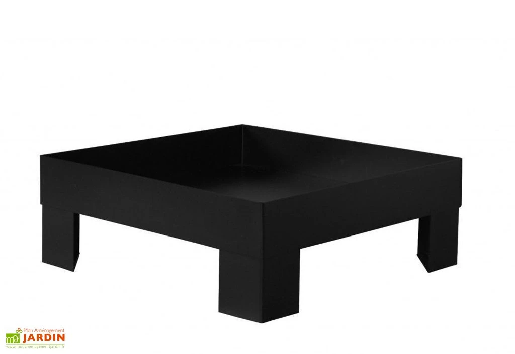 Braséro Pan 6 Acier Laqué Noir (plusieurs Dimensions) 2 Braséro Pan 6 Acier Laqué Noir (plusieurs Dimensions) – Image 2