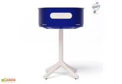 Braséro Sur Pieds En Fonte D’aluminium - Sam -Abriet Mobilier Soldes Boutique brasero plancha aluminium bleu electrique