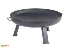 Braséro De Jardin En Acier Brut Pan 7 -Abriet Mobilier Soldes Boutique brasero rond acier