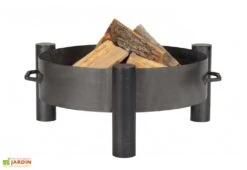 Braséro De Jardin En Acier Brut Pan 33