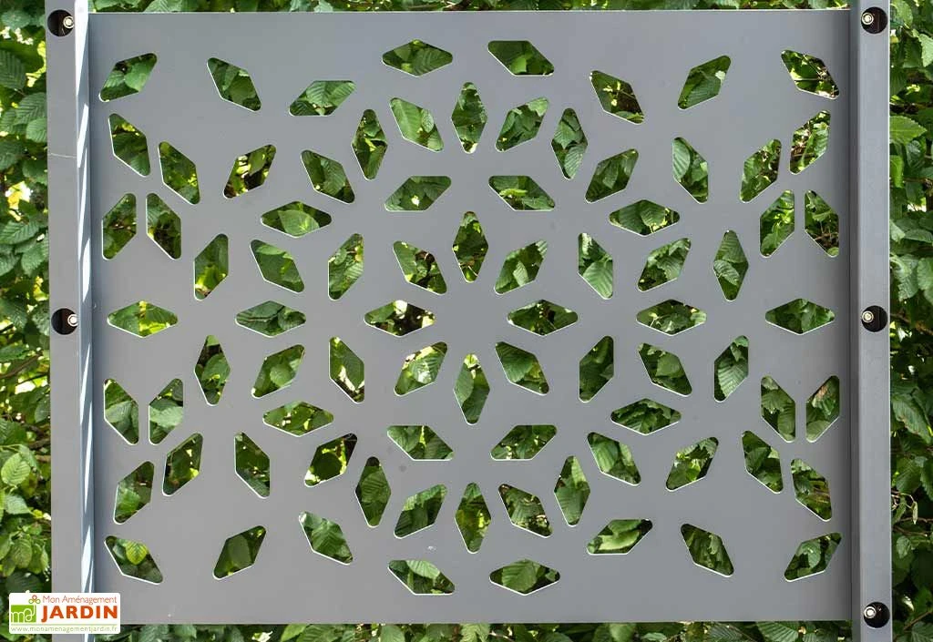 Carport En Aluminium Et Polycarbonate + 5 Brise-Vues Libeccio 16 M² 3 Carport En Aluminium Et Polycarbonate + 5 Brise-Vues Libeccio 16 M² – Image 3