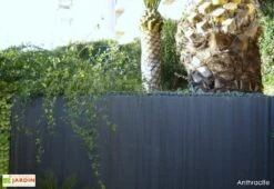 Brise-vue En PVC Canisse Double Face 1,20 X 2,50 M -Abriet Mobilier Soldes Boutique brise vue pvc anthracite