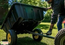 Polar Remorque En Polyéthylène 175 X 94 Cm – LG900 -Abriet Mobilier Soldes Boutique brouette jardinage re colte roues