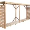 Abri Range Bûche En Bois Traité 3,8 M³ - Dallas XXL