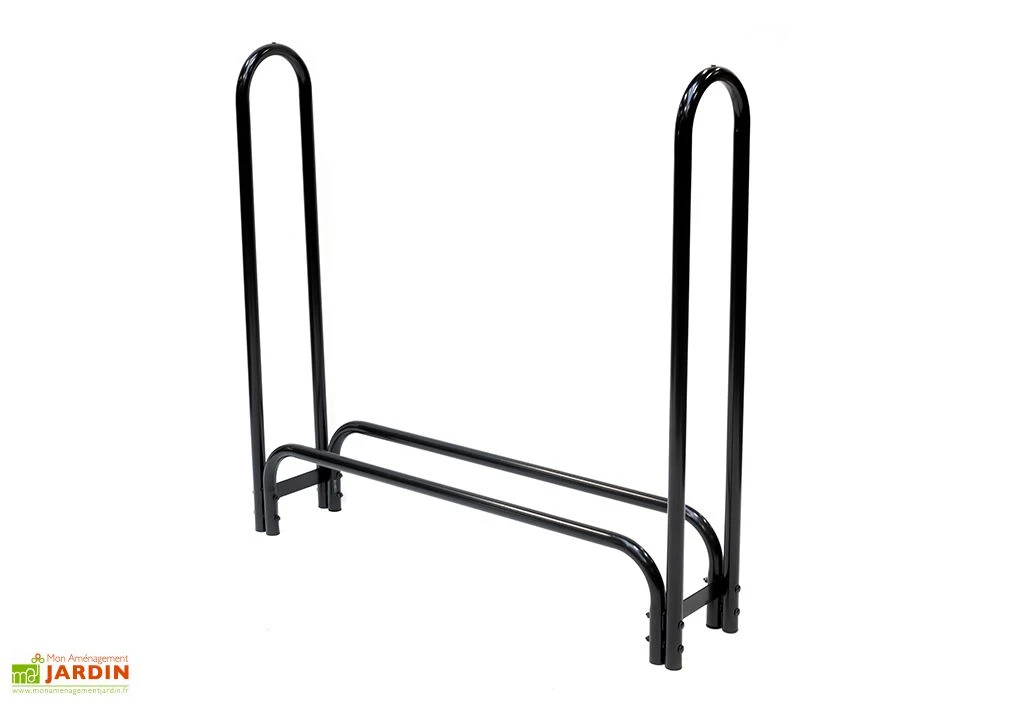 Porte-bûches En Acier Inoxydable Avec Housse En Polyester – 126 Cm 4 Porte-bûches En Acier Inoxydable Avec Housse En Polyester – 126 Cm – Image 4