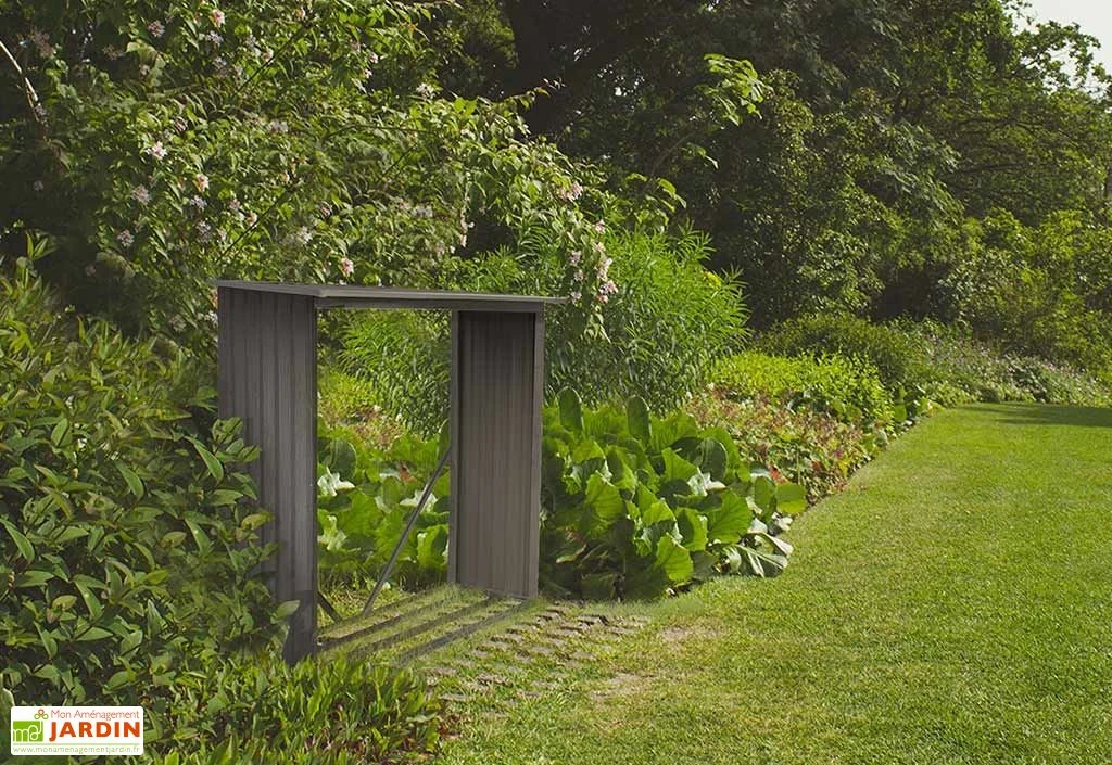 Bûcher Pour Abri De Jardin En Métal Look Bois Vieilli 1 Bûcher Pour Abri De Jardin En Métal Look Bois Vieilli