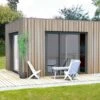 Chalet En Bois Habitable 15 M² - Bungalow Design Studio 395 X 375 Cm