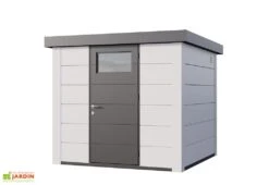 Abri De Jardin En Métal Eleganto – 5,7 M² -Abriet Mobilier Soldes Boutique cabane jardin metal eleganto 2424 blanc