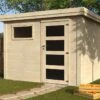 Abri De Jardin En Bois De Sapin Brut Paco 7,54 M²