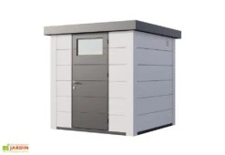 Abri De Jardin En Métal Eleganto – 4,3 M² -Abriet Mobilier Soldes Boutique cabanon jardin metal eleganto 4 3 m blanc
