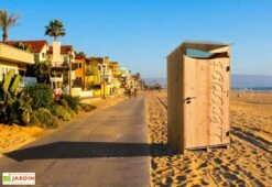 Abri De Jardin En Bois Pour Toilettes Sèches Ventarèl - 120 X 105 X 215 Cm