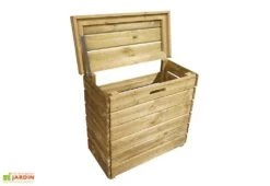 Cache Bouteille De Gaz En Bois Traité (2 Bouteilles) – Malo -Abriet Mobilier Soldes Boutique cache bouteilles de gaz malo 1