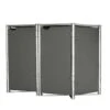 Cache-poubelle Double En Acier Et Composite Aluminium 120 X 63 X 115 Cm