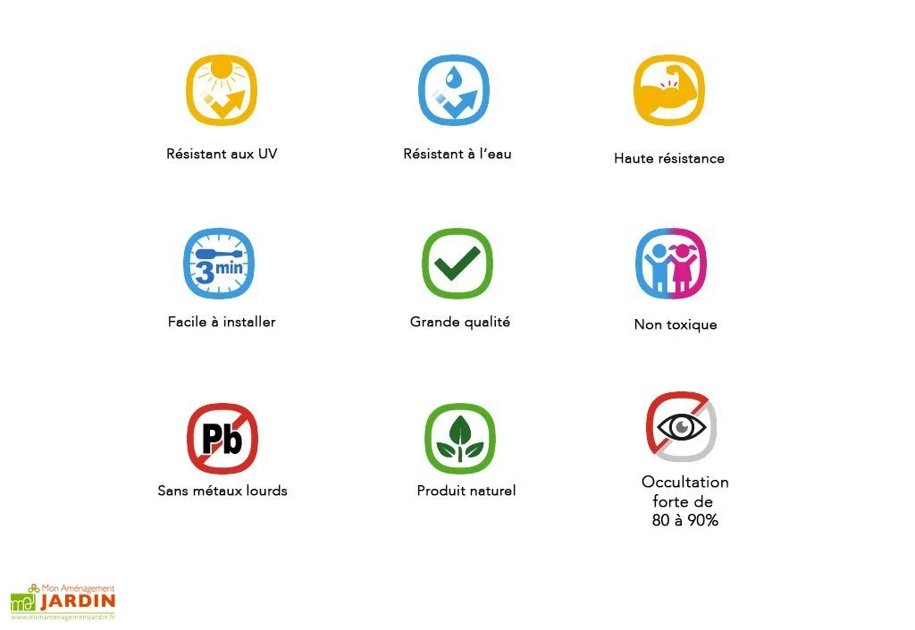 Clôture Naturelle En Ecorces De Pins (1x5m) 3 Clôture Naturelle En Ecorces De Pins (1x5m) – Image 3