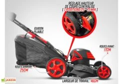 Tondeuse à Gazon électrique Autotractée 1800 W - 46 Cm 5 Tondeuse à Gazon électrique Autotractée 1800 W - 46 Cm -Abriet Mobilier Soldes Boutique caracteristiques techniques tondeuse electrique elem garden