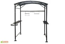 Nouvelles Arrivées -Abriet Mobilier Soldes Boutique carport abri barbecue acier epoxy 180cm habrita