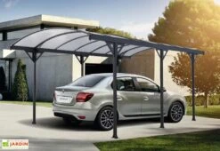 Carport En Aluminium Et Polycarbonate 6 Mm Couv’Voiture 5 X 3 M