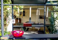 Carport Abri Pour Barbecue Acier Galvanisé Et époxy 2,5 X 1,35 M 8 Carport Abri Pour Barbecue Acier Galvanisé Et époxy 2,5 X 1,35 M -Abriet Mobilier Soldes Boutique carport barbecue accessoirs acier