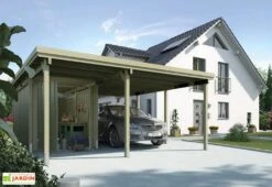 Carport En Bois PLUS XL (5x6)