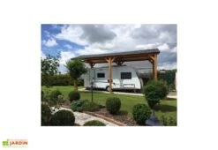 Carport Camping-car Bois Douglas 23 à 41 M² H. 3,20 M – Azur 6 Poteaux -Abriet Mobilier Soldes Boutique carport bois camping car 230cm cpbf cc2p