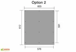 Carport Bois Optima Duo 2 Voitures (Plusieurs Tailles) -Abriet Mobilier Soldes Boutique carport bois optima duo 2 taille