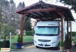 Carport Camping-car Bois Douglas 23 à 41 M² H. 3,20 M – Azur 6 Poteaux -Abriet Mobilier Soldes Boutique carport camping car 230cm bois cpbf azur