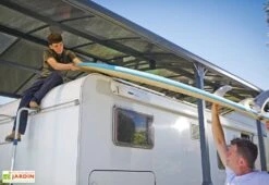 Carport Camping-car Alpine 8,63 X 3,52 M Gris | Palram - Canopia 11 Carport Camping-car Alpine 8,63 X 3,52 M Gris | Palram - Canopia -Abriet Mobilier Soldes Boutique carport camping car alpine 863cm palram canopia 2