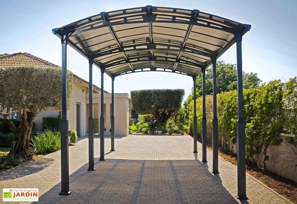 Carport Camping-car Alpine 8,63 X 3,52 M Gris | Palram - Canopia 2 Carport Camping-car Alpine 8,63 X 3,52 M Gris | Palram - Canopia – Image 2