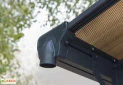 Carport Camping-Car Aluminium/Polycarbonate Alpine 10600 38 M² -Abriet Mobilier Soldes Boutique carport camping car aluminium polycarbonate alpine palram gouttieres