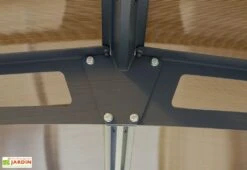 Carport Camping-Car Aluminium/Polycarbonate Alpine 10600 38 M² -Abriet Mobilier Soldes Boutique carport camping car aluminium polycarbonate alpine palram toiture