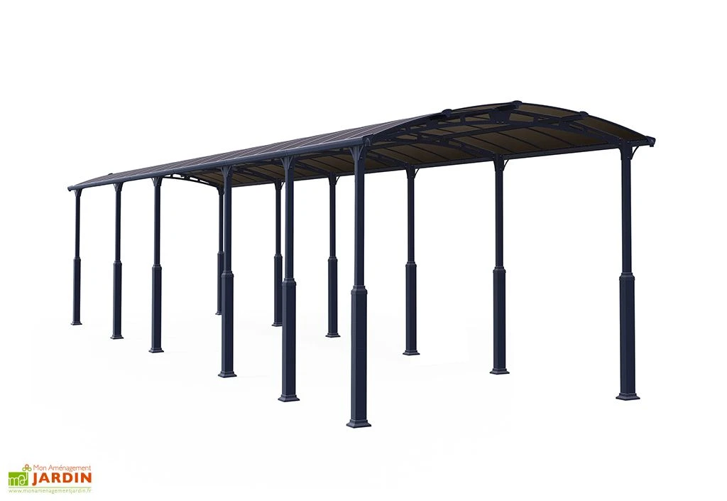Carport Camping-car Alpine 12,9 X 3,59 M Gris | Palram - Canopia 2 Carport Camping-car Alpine 12,9 X 3,59 M Gris | Palram - Canopia – Image 2