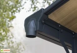 Carport Camping-car Alpine 6,49 X 3,52 M Gris | Palram - Canopia -Abriet Mobilier Soldes Boutique carport camping car aluminium polycarbonate arcadia alpine 6400 23m 2