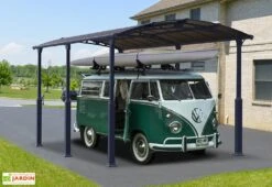 Carport Camping-car Alpine 6,49 X 3,52 M Gris | Palram - Canopia
