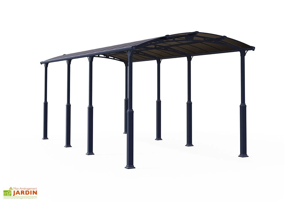 Carport Camping-car Alpine 8,63 X 3,52 M Gris | Palram - Canopia 3 Carport Camping-car Alpine 8,63 X 3,52 M Gris | Palram - Canopia – Image 3