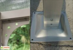 Carport Design Aluminium Toit Rond Polycarbonate 4,85 X 3 M Vis. Inox 11 Carport Design Aluminium Toit Rond Polycarbonate 4,85 X 3 M Vis. Inox -Abriet Mobilier Soldes Boutique carport design aluminium toit rond polycarbonate visserie inox 5m 6