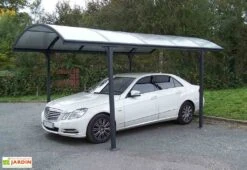 Carport Design En Aluminium à Toit Rond En Polycarbonate 305x485x250 -Abriet Mobilier Soldes Boutique carport design en aluminium a toit rond en polycarbonate 305x485x250 3
