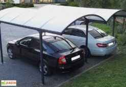 Carport Double Aluminium Et Polycarbonate 590 X 485 Cm -Abriet Mobilier Soldes Boutique carport double aluminium polycarbonate car6048 2