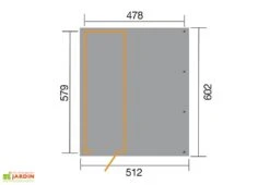 Carport En Bois PLUS XL (5x6) -Abriet Mobilier Soldes Boutique carport en bois plus xl 5x6 2