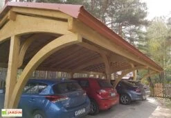 Carport 4 Voitures En Bois Traité Revelatio 4 - 69 M² 6 Carport 4 Voitures En Bois Traité Revelatio 4 - 69 M² -Abriet Mobilier Soldes Boutique carport en bois revelatio 4 vehicules 12 x 6 m jagram