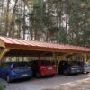 Carport 4 Voitures En Bois Traité Revelatio 4 - 69 M²