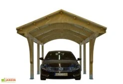 Carport En Épicéa Traité Et Lamellé Collé 361x606x299cm Nevada -Abriet Mobilier Soldes Boutique carport epicea traite lamelle colle nevada simple 6