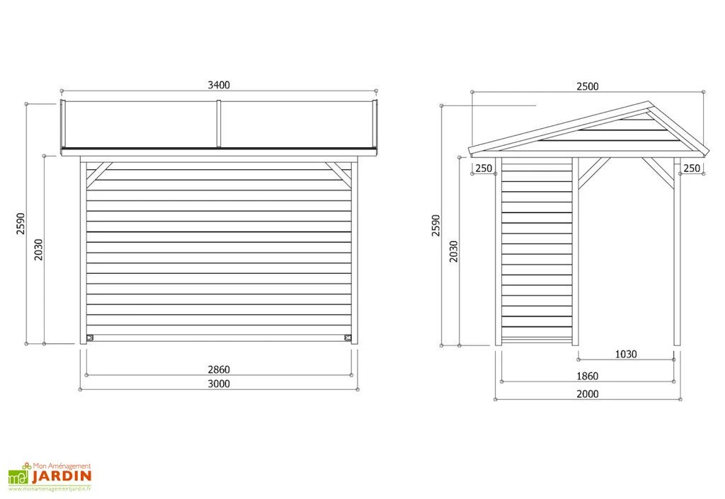 Solid Abri De Jardin En Bois Traité Ronsburg 19 Mm - 6 M² 2 Solid Abri De Jardin En Bois Traité Ronsburg 19 Mm - 6 M² – Image 2
