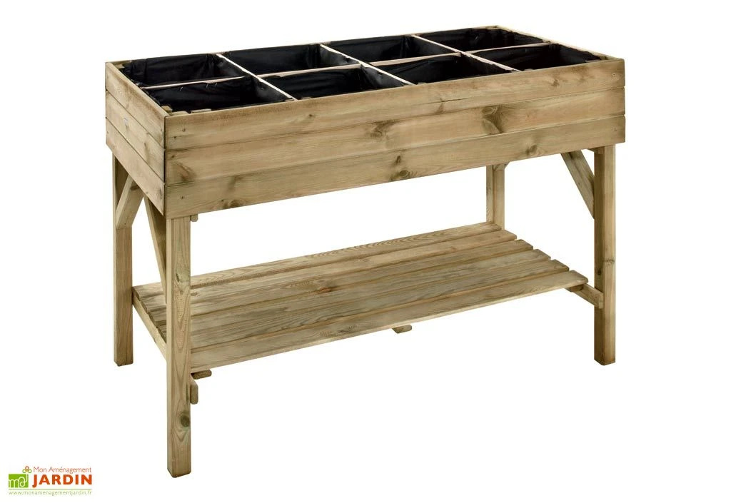 Potager Surélevé En Bois Traité Gariguette 1 Potager Surélevé En Bois Traité Gariguette