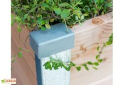 Carré Potager En Bois Avec Composteur Keyhole Garden 120 X 115 Cm -Abriet Mobilier Soldes Boutique carre potager bois composteur douglas 2