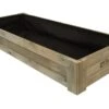 Carré Potager En Bois De Pin Traité XXL 30 - 200 X 80 X 30 Cm