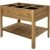 Carré Potager En Bois Autoclave Sur Pieds 120 X 80 Cm H. 88 Cm - Ventspils