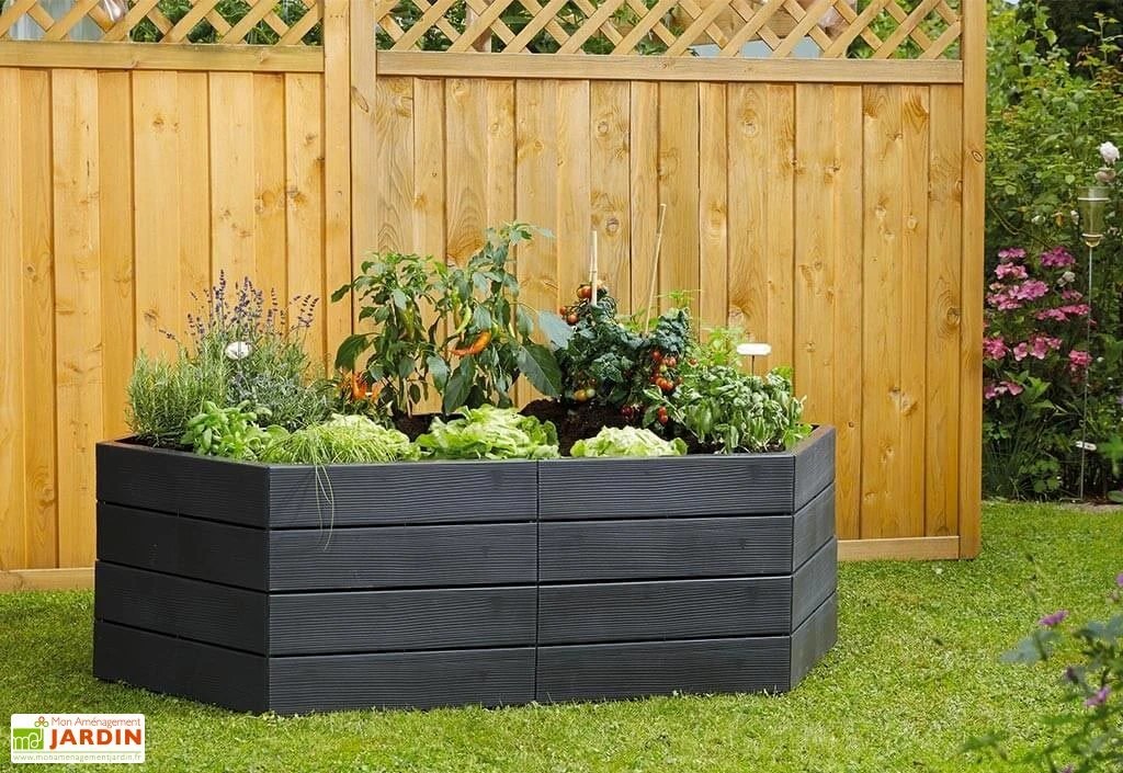 Garantia Carré Potager Empilable En Polypropylène Ergo 160 Cm (Lot De 2) 1 Garantia Carré Potager Empilable En Polypropylène Ergo 160 Cm (Lot De 2)