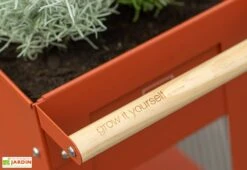 Carré Potager Sur Pieds Avec Roulettes - Barcelona -Abriet Mobilier Soldes Boutique carre potager lit culture